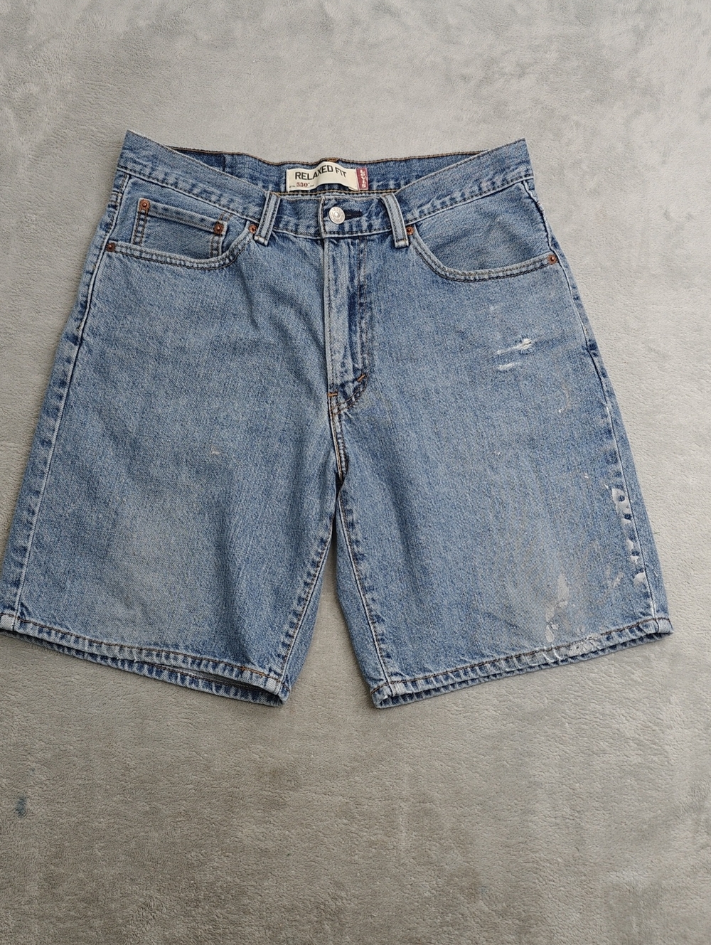Levi's Light Blue Denim Cutoff Shorts